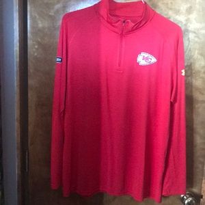 Under Armour 1/2 Kansas City Chiefs 1/2 zip loose